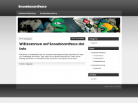 snowboardhose.info Webseite Vorschau