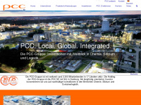 pcc.eu Webseite Vorschau
