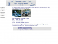 lsl-limousinenservice.de Webseite Vorschau