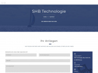 shb-technologie.de Webseite Vorschau