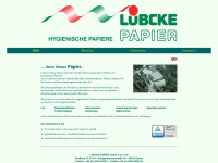 luebcke-papier.de Webseite Vorschau