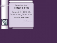 luettgen-boos.de Webseite Vorschau
