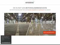 art-reno.be Webseite Vorschau