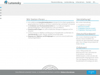 lutomsky.com Webseite Vorschau