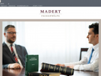 madert.com Webseite Vorschau