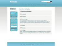 maederlacke.ch Webseite Vorschau