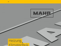 mahr-heizung.de Webseite Vorschau
