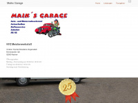 maiks-garage.de Webseite Vorschau