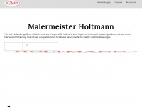 malermeister-holtmann.de Webseite Vorschau