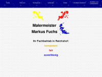 malermeister-fuchs.de Webseite Vorschau
