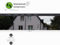 maler-sondermann.de Webseite Vorschau