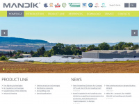 mandik.cz Webseite Vorschau