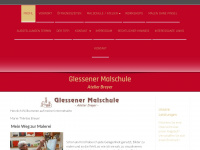 glessener-malschule.de Webseite Vorschau
