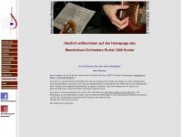 mandolinen-orchester-koslar.de Webseite Vorschau