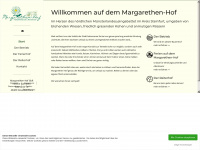 margarethen-hof.de Webseite Vorschau