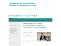 marketingberatung-weddeling.de Webseite Vorschau