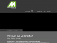 martin-hochbau-tiefbau.de Webseite Vorschau