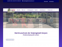 martinusschule.com Webseite Vorschau