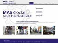 mas-klocke.de Webseite Vorschau
