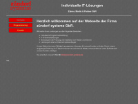 zuendorf-systeme.de Webseite Vorschau