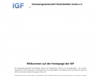 friedrichsfeld.net Webseite Vorschau
