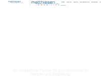 matthiesen-immobilien.de Webseite Vorschau