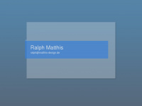 matthis-design.de Webseite Vorschau