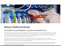 mayer-e-technik.de Webseite Vorschau