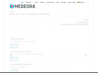medeora.de Webseite Vorschau