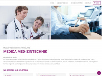 medica-technik.de Webseite Vorschau