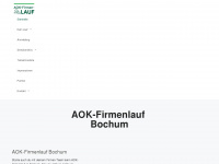 aok-firmenlauf-bochum.de Webseite Vorschau