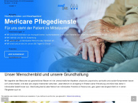 medicare-pflegedienste.de Webseite Vorschau