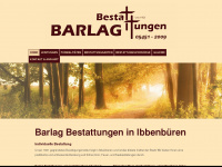 barlag-bestattungen.de Webseite Vorschau