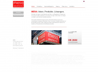 mesa-gmbh.de Webseite Vorschau