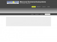 mesconal.de Webseite Vorschau
