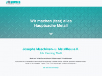metallbau-josephs.de Webseite Vorschau