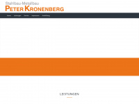 metallbau-kronenberg.de Webseite Vorschau