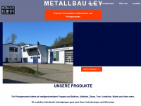 metallbau-ley.de Webseite Vorschau