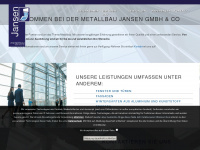 metallbau-jansen.de Webseite Vorschau
