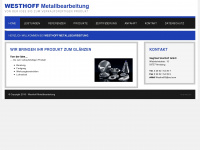 metallbearbeitung-westhoff.de Webseite Vorschau