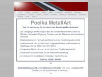 metallbau-poelka.de Webseite Vorschau