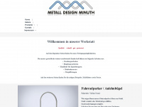 metall-design-minuth.de Webseite Vorschau