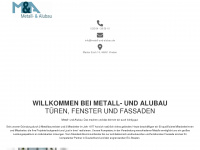 metall-und-alubau.de Webseite Vorschau