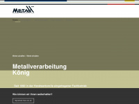 metallverarbeitung-koenig.de Webseite Vorschau