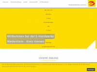 e-handwerk-niederrhein.de Webseite Vorschau