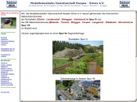 modellbahnfreunde-dueren.de Webseite Vorschau