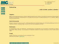 mgsas.de Webseite Vorschau