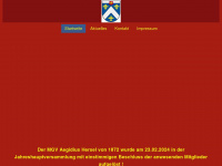 mgv-aegidiushersel.de Webseite Vorschau