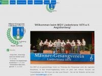 mgv-aegidienberg.de Webseite Vorschau