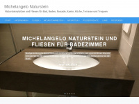michelangelo-naturstein.de Webseite Vorschau